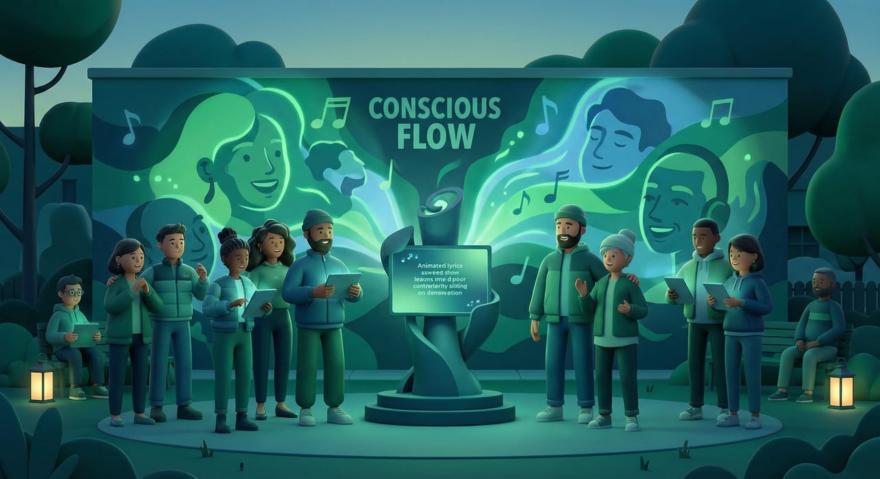 Community sharing conscious rap