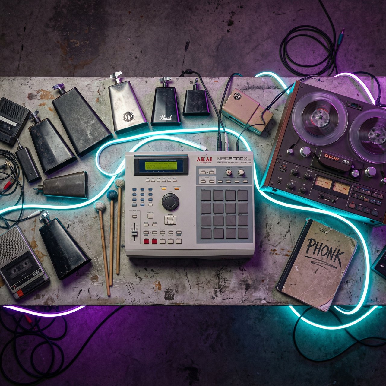 Phonk production desk